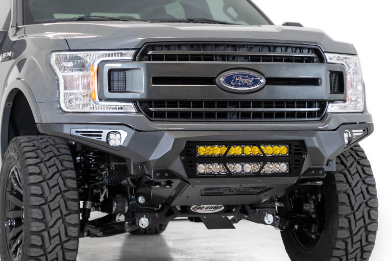 Ford F-150 Bumper - Front - Addictive Desert Designs - Bomber - Hammer Black - `18-`27